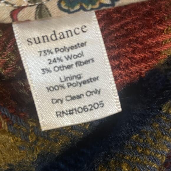 Sundance Jacket Womens Medium Legacy Plaid Catalog Chore Wool Shacket Outdoor - Picture 8 of 10